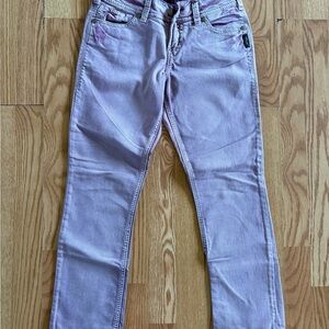 Silver Jeans Lavender Suki Capri